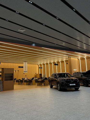 Автосалон KIA в Санкт-Петербурге - освещение рис.7